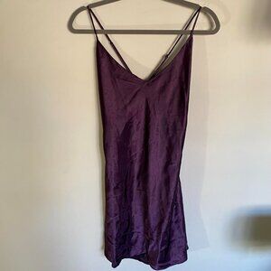 Victoria Secret Dark Purple Slip Dress